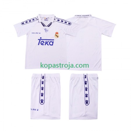 Billiga Fotbollströjor Real Madrid Retro Barn Hemma tröja 1994 1996 Kortärmad
